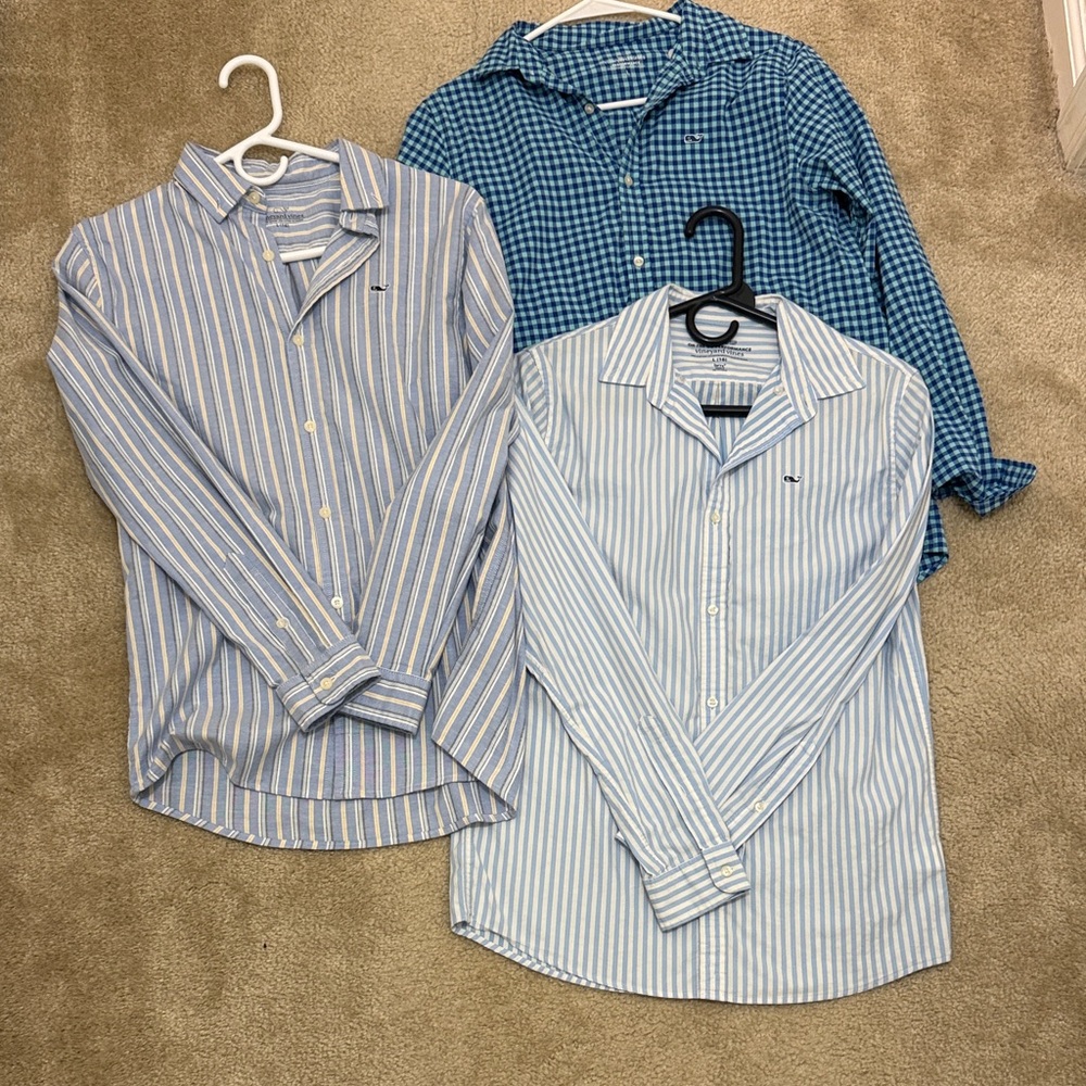 Vineyard Vines |Bundle of 3 Boy’s Button Down Shirts